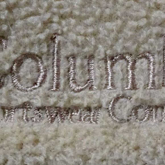 Columbia Tan Fleece Full Zip Jacket Size Large - Picture 3 of 6